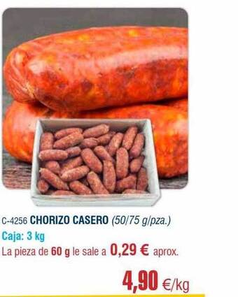 Abordo Chorizo casero oferta