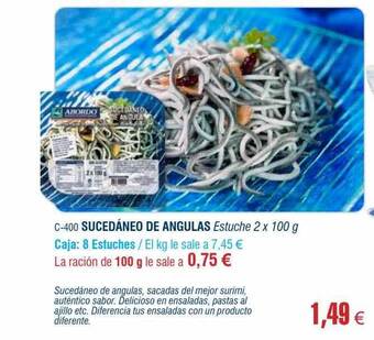 Abordo Sucedáneo de angulas oferta