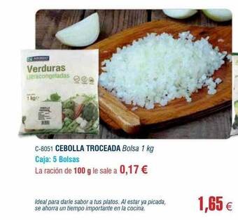 Abordo Cebolla troceada oferta