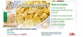 Abordo Mezcla para tortilla de patata y cebolla oferta
