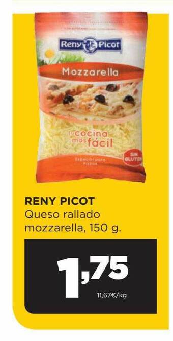 Alimerka Reny picot queso rallado mozzarella oferta