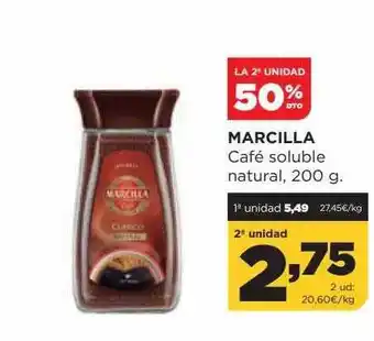 Alimerka La 2a unidad 50% dto marcilla café soluble natural oferta