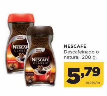 Alimerka Nescafé descafeinado o natural oferta