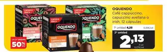 Alimerka La 2a unidad 50% dto oquendo café cappuccino capuccino avellana o irish oferta