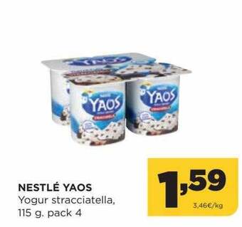 Alimerka Nestlé yaos yogur stracciatella oferta