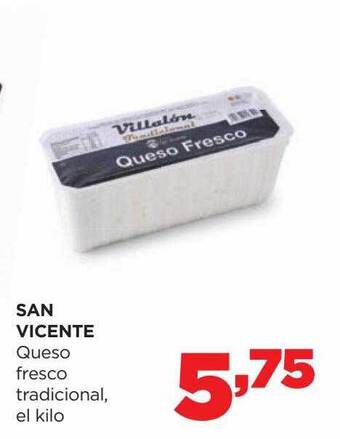 Alimerka San vicente queso fresco tradicional oferta