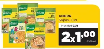 Alimerka Knorr sopas 1 oferta