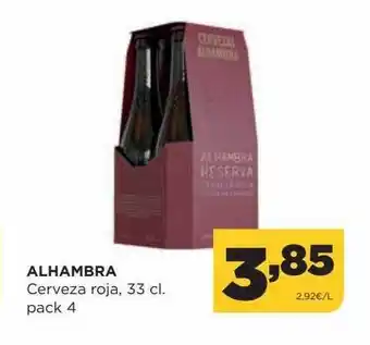 Alimerka Alhambra cerveza roja oferta