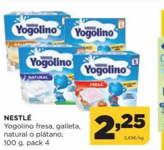Alimerka Nestlé yogolino fresa galleta natural o plátano oferta