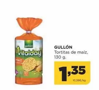 Alimerka Gullón tortitas de maiz oferta