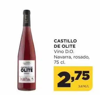 Alimerka Castillo de olite vino d.o. navarra rosado oferta