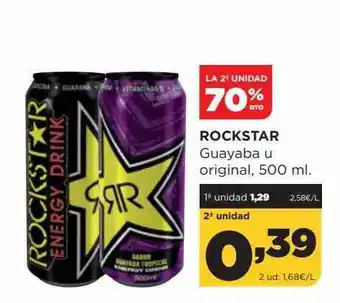 Alimerka La 2a unidad 70% dto rockstar guayaba ou original oferta
