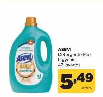Alimerka Asevi detergente max higyenic oferta