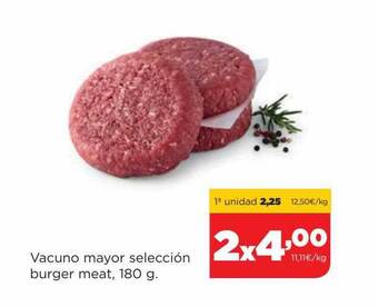 Alimerka Vacuno mayor selección burger meat oferta