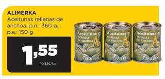 Alimerka Alimerka aceitunas rellenas de anchoa oferta