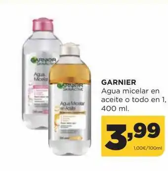 Alimerka Garnier agua micelar en aceite o todo en 1 oferta