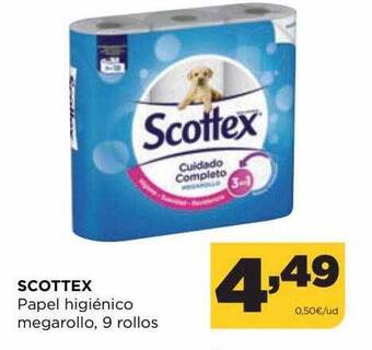 Alimerka Scottex papel higiénico megarollo oferta