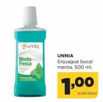 Alimerka Unnia enjuague bucal menta oferta