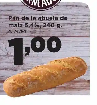 Alimerka Pan de la abuela de maíz 5.4% oferta