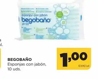 Alimerka Begobaño esponjas con jabón oferta
