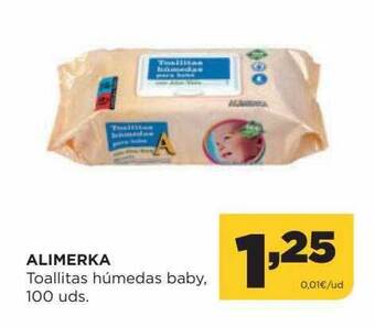 Alimerka Alimerka toallitas húmedas baby oferta