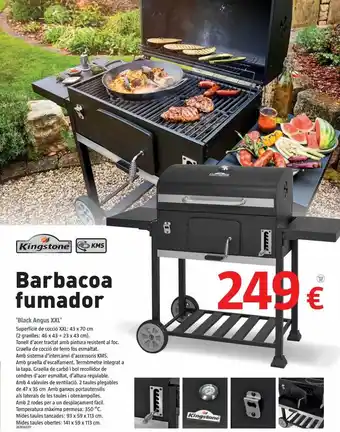 Bauhaus Kingstone barbacoa fumador oferta