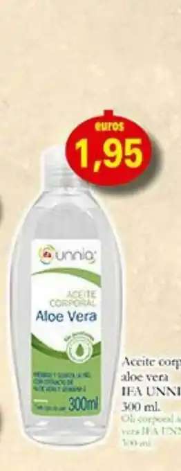 Supermercados Bip Bip Aceite corp aloe vera ifa unni oferta