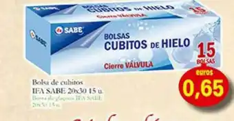 Supermercados Bip Bip Bolsa de cubitos ifa sabe oferta