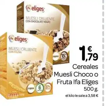 Supermercados El Jamón Cereales muesli oferta