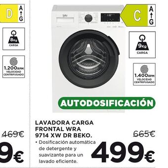 El Corte Inglés Lavadora carga frontal oferta