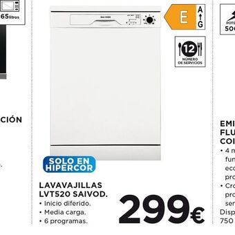 El Corte Inglés Lavavajillas oferta