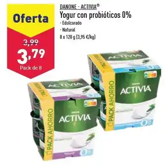 ALDI Yogur con probióticos oferta