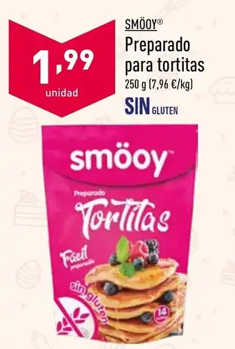 ALDI Smöoy Preparado para tortitas 250g oferta