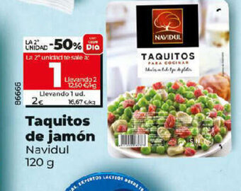Dia Taquitos de jamón oferta