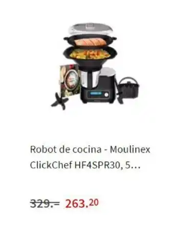 MediaMarkt Moulinex Robot de cocina ClickChef HF4SPRO30,5 oferta