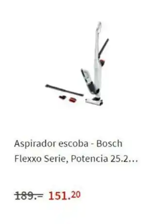 MediaMarkt Bosch Flexxo Serie, Potencia 25.2 Apirador escoba oferta