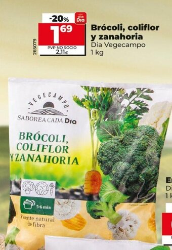 Dia Brócoli, Coliflor Y Zanahoria oferta