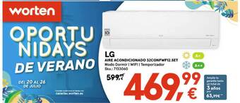 Worten Lg Aire Acondicionado 32confwf12.set oferta