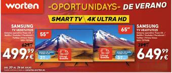 Worten Samsung Tvue55tu7025 Samsung Tv Ue65tu7025 oferta