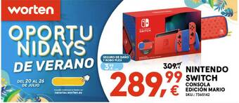 Worten Nintendo Switch Consola Edición Mario oferta