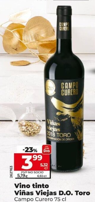 Dia Vino Tinto Viñas Viejas D.O. Toro oferta