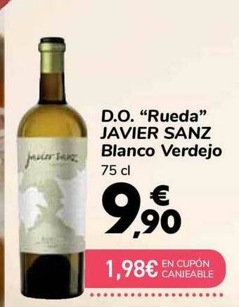 Carrefour D.o. Ruedas Javier Sanz Blanco Verdejo 75cl oferta