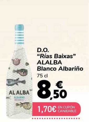 Carrefour Alalba D.o. "Rias Baixas Blanco Albariño 75cl oferta