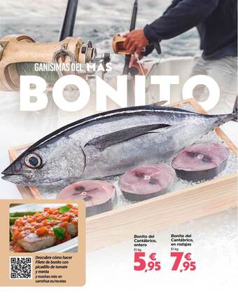 Carrefour Bonito Del Cantábrico Entero Bonito Del Cantábrico En Rodajas oferta