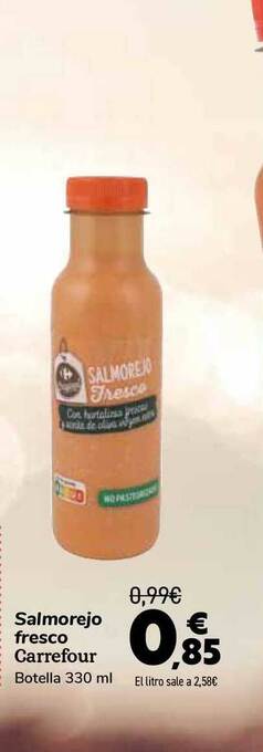 Carrefour Salmorejo Fresco Carrefour 330ml oferta