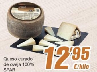 SPAR Queso Curado De Oveja 100% Spar oferta