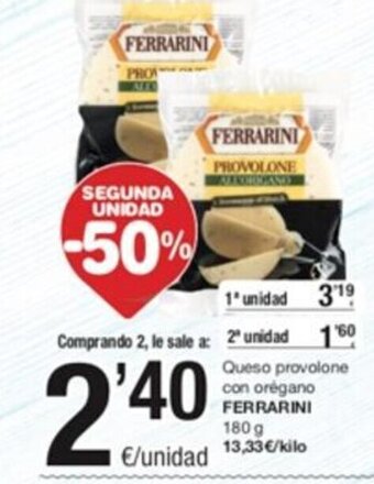 SPAR Queso Provolone con Orégano Ferrarini oferta