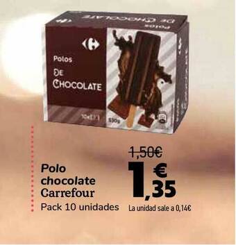 Carrefour Polo Chocolate Carrefour oferta