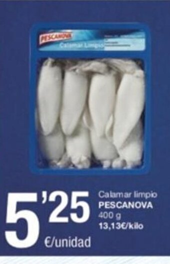 SPAR Calamar Limpio Pescanova oferta