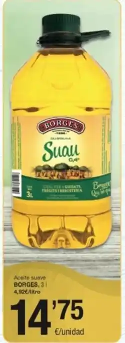 SPAR Aceite Suave Borges 3L oferta